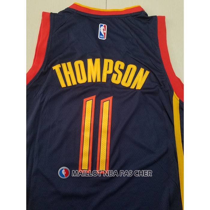 Maillot Golden State Warriors Klay Thompson NO 11 Ville 2020-21 Noir